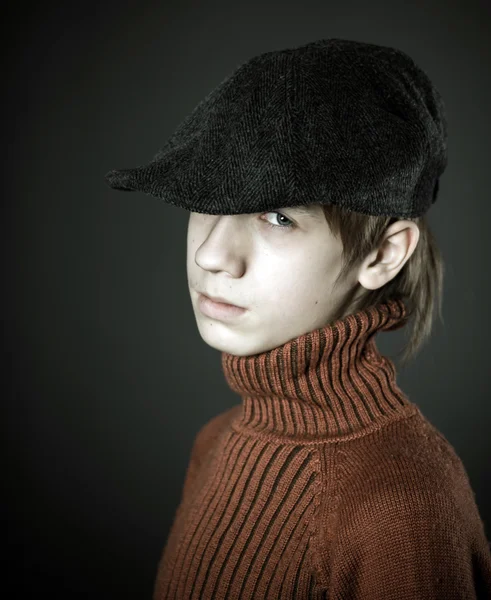 Ritratto ragazzo adolescente — Foto Stock