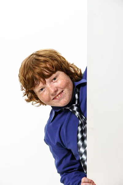 Freckled red-hair boy — Stock Photo, Image