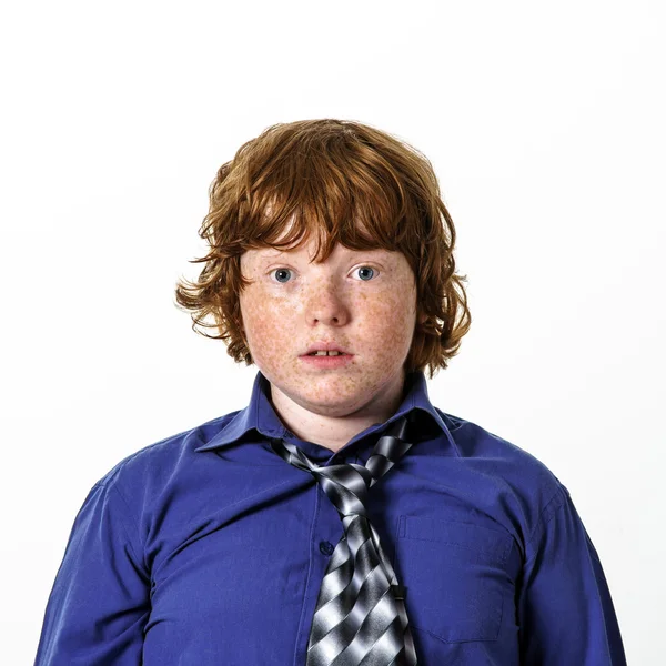 Freckled red-hair boy — Stock Photo, Image