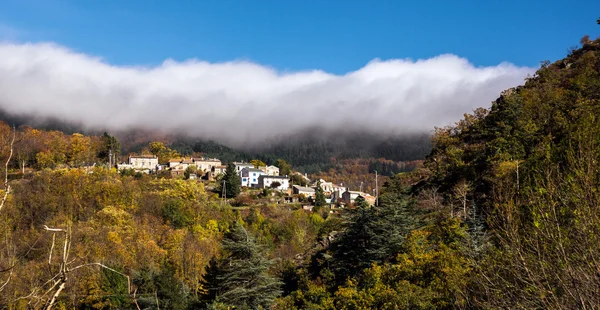 Autumnal lanscape in french mountains — Stock Photo, Image