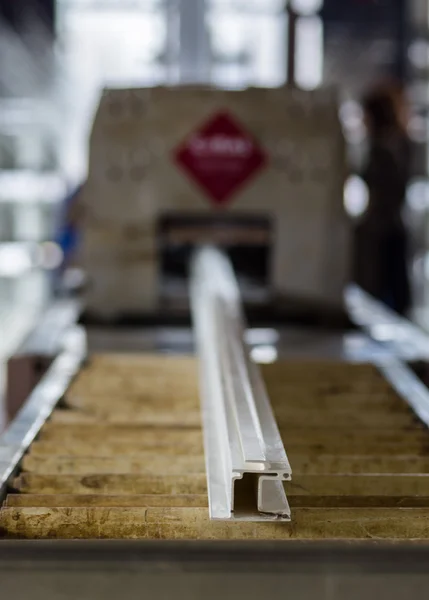 Profilés en fibre de verre de fenêtre — Photo