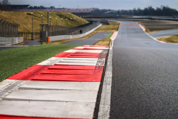 Línea de pista de forma carrera — Foto de Stock