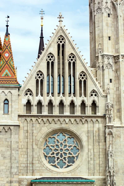 Gotiska katedralen på slottet Buda, Budapest, Ungern — Stockfoto