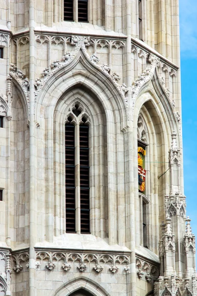 Gothic cathedral at Castle of Buda, Budapest, Hungary — Stock Photo, Image