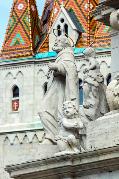 Cathédrale gothique au Château de Buda, Budapest, Hongrie — Photo