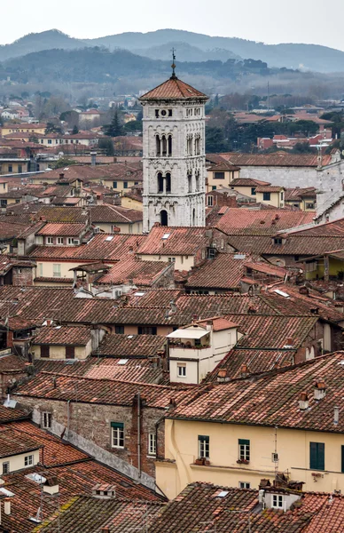 Panoramiczny widok na lucca, Włochy — Zdjęcie stockowe