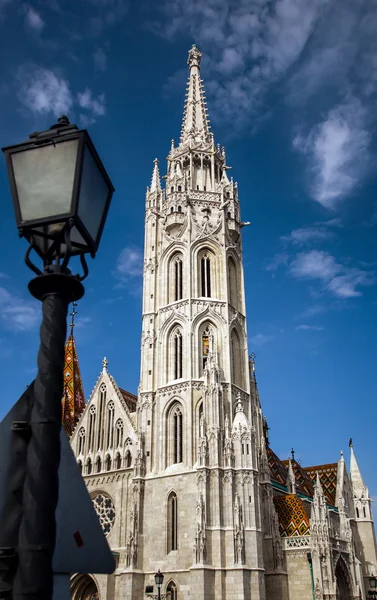 Gotická katedrála v hradu Buda, Budapešť, Maďarsko — Stock fotografie