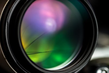 Fotoğraf lens makro görünümü