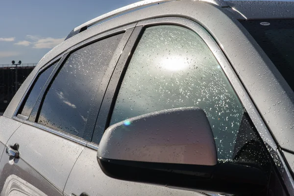 Blick auf Luxusautos — Stockfoto