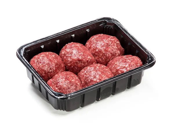 Flesh meat product for cooking packed in box — Stock Photo, Image