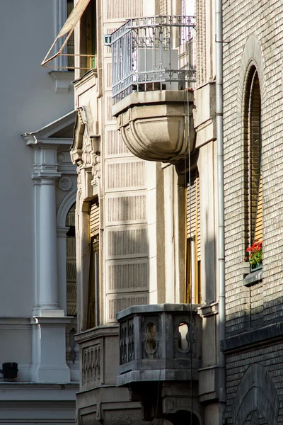 Gamla staden i budapest street view. Ungern. — Stockfoto