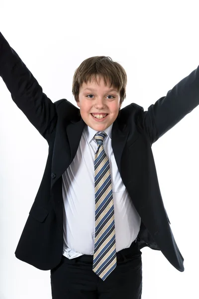 Boldog tizenéves fiú — Stock Fotó