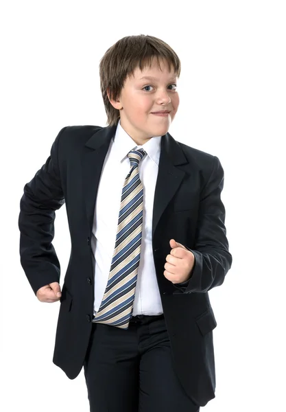 Office-stijl toont door jonge jongen — Stockfoto