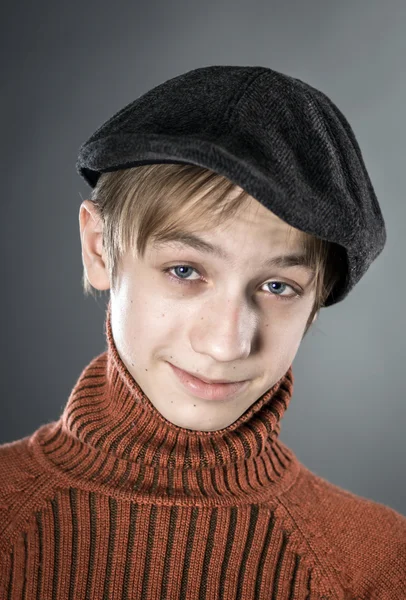 Retrato adolescente menino — Fotografia de Stock