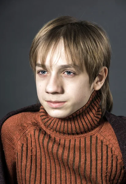 Teenage boy portrait — Stock Photo, Image