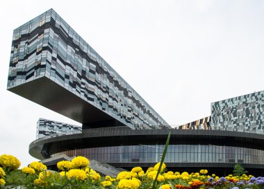Moskova yakınlarında skolkovo şehirde bina modern Cam