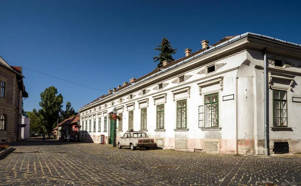 Oude stad van budapest street view. Hongarije. — Stockfoto