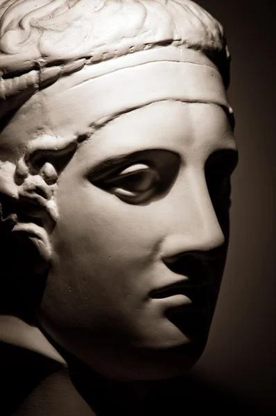 Roman bust copy in museum — Stock Photo, Image