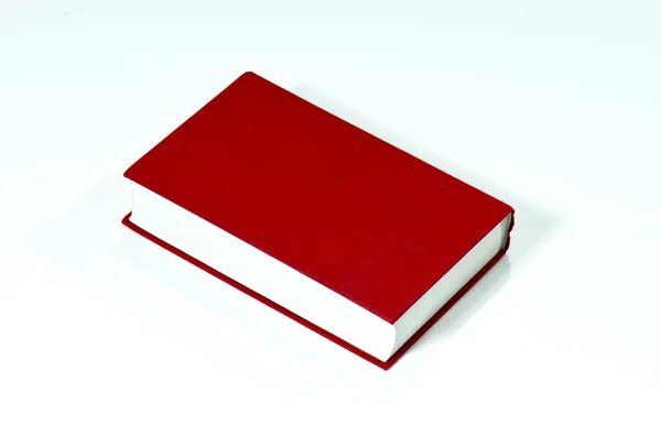 Red poetry book isolated on white background Stock Image