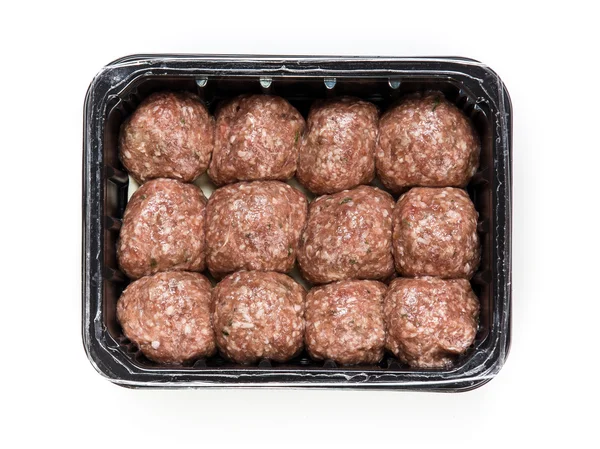 Flesh meat product for cooking packed in box — Stock Photo, Image