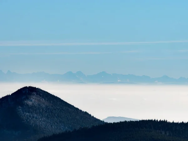 You Can See Silhouettes Vosges Mountains Alps Distance Rhine Valley — 스톡 사진