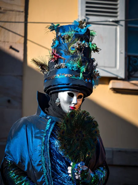 Editorial 5Th March 2022 Rosheim France Venetian Carnival Most Beautiful — Photo