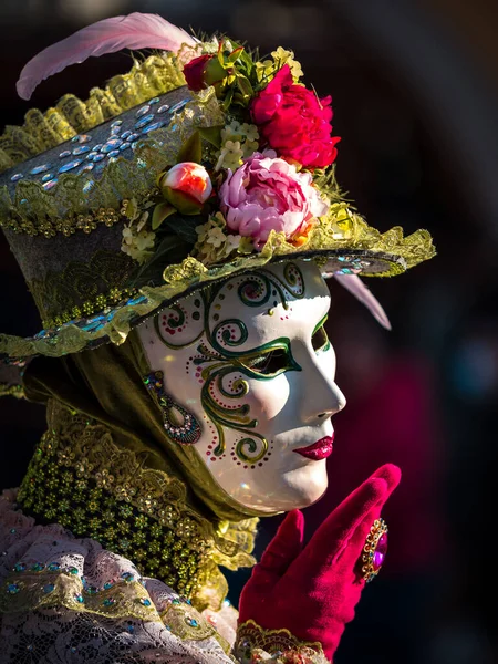 Editorial Marzo 2022 Rosheim Francia Carnaval Veneciano Las Máscaras Más — Foto de Stock