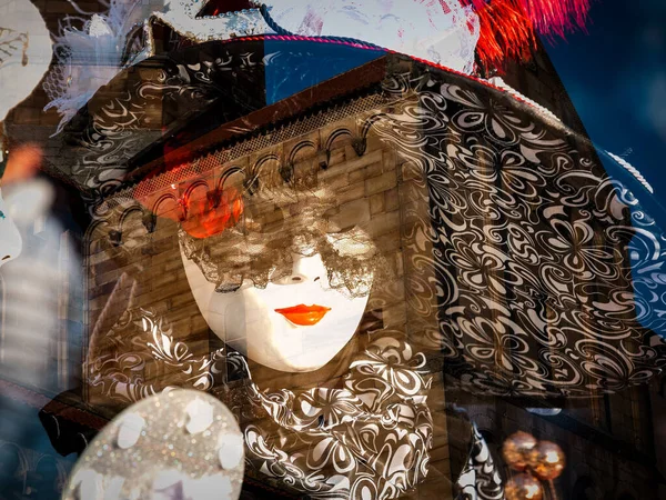 Leitartikel März 2022 Rosheim Frankreich Venezianischer Karneval Die Schönsten Masken — Stockfoto