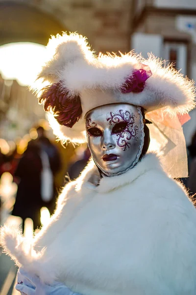 Editorial 5Th March 2022 Rosheim France Venetian Carnival Most Beautiful — Stockfoto