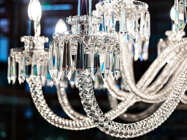 Gorgeous Grandiose Huge Chandelier Made Crystal France Alsace — Stok fotoğraf