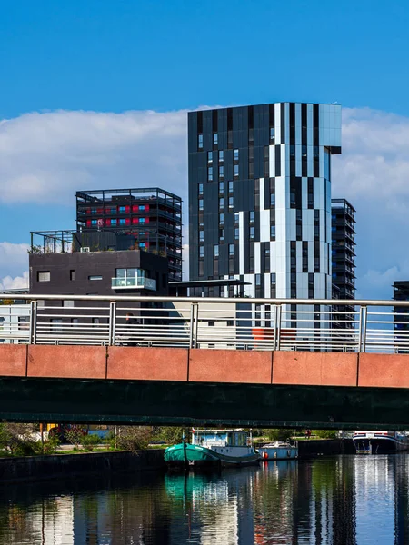 New Modern High Rise Residential Apartments Strasbourg France — ストック写真