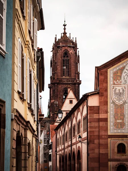 Humanist Library Selestat Alsace France New Renovated Building Background Medieval — Stockfoto