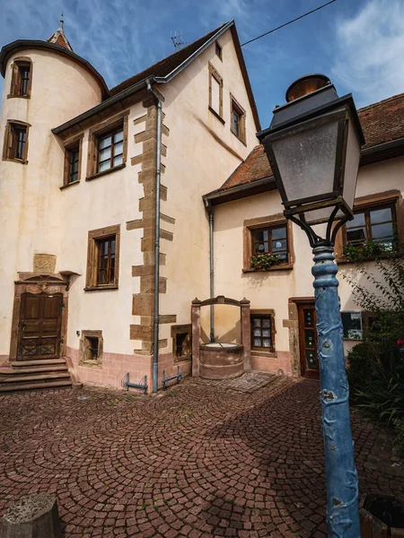 Old Streets Medieval Village Marmoutier Alsace France — 스톡 사진