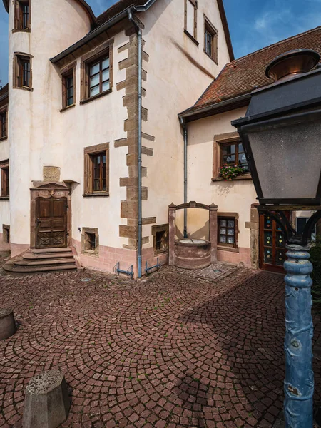 Old Streets Medieval Village Marmoutier Alsace France — Stockfoto