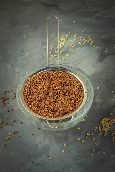 Table Colander Pure Buckwheat — Foto de Stock