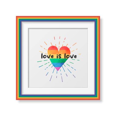 Aşk aşktır. Tişört için Vektör Tasarımı, Plackard Yazdırma, Gurur Ayı Kutlama Konsepti. Lgbt Gökkuşağı, Transseksüel Bayrağı ile tipografi Qute. LGBT, Geyler, Lezbiyenler, İnsan Hakları için Savaşın.