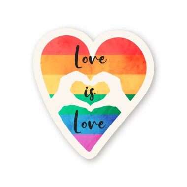 Aşk aşktır. Vektör tişörtü, Çıkartma, Gurur Ayı Kutlaması için Plackard. Tipografi Alıntısı, Lgbt Gökkuşağı, Transseksüel Bayrağı. Gurur Ayı Konsepti. LGBT, Geyler, Lezbiyenler, Haklar için Savaşın.