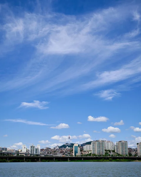Seúl Corea Del Sur Paisaje Urbano Río Han Septiembre 2021 — Foto de Stock