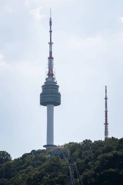 Torre Seul Montanha Namsan Centro Seul Coreia Sul Setembro 2021 — Fotografia de Stock