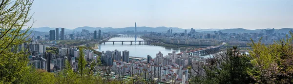 Panorama Stadsbilden Seoul Huvudstad Sydkorea Den April 2022 — Stockfoto