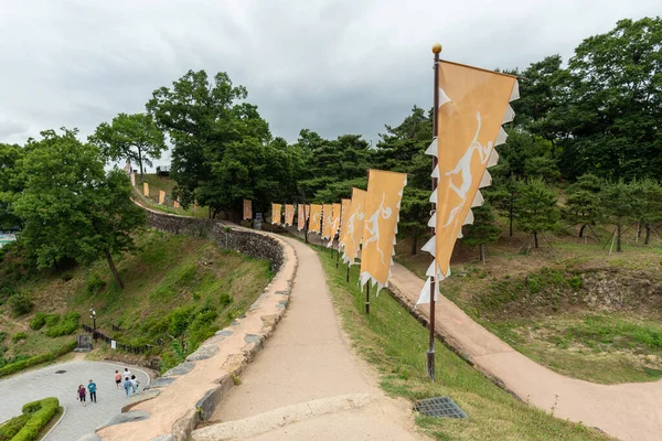 Fortaleza Del Reino Baekje Gongju Provincia Chungcheongnam Corea Del Sur —  Fotos de Stock