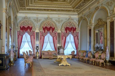 Dolmabahce sarayi müzesi Osmanlı Sultanları 'nın 14 Eylül 2022' de İstanbul 'daki sarayı