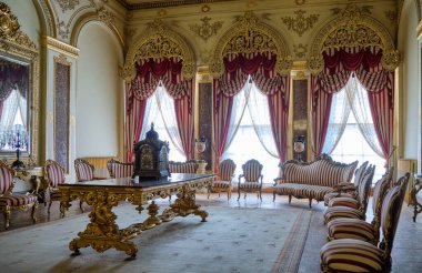 Dolmabahce sarayi müzesi Osmanlı Sultanları 'nın 14 Eylül 2022' de İstanbul 'daki sarayı