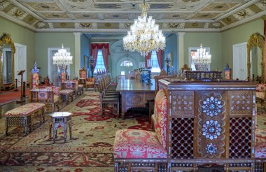 Dolmabahce sarayi müzesi Osmanlı Sultanları 'nın 14 Eylül 2022' de İstanbul 'daki sarayı