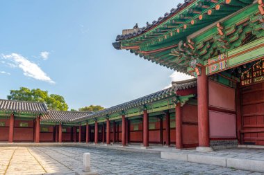 Güney Kore 'nin başkenti Seul' deki Joseon Hanedanlığı 'ndan Gyeonghuigung Sarayı 15 Ekim 2022