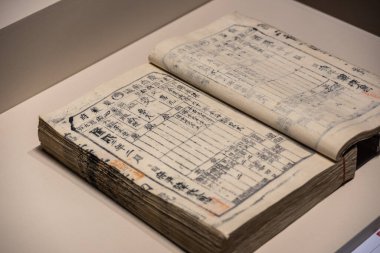 Busan Müzesi 19 Ekim 2022 'de Busan Güney Kore' de tarihi eser ve eserler koleksiyonu