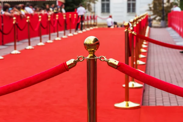 Weg zum Erfolg, roter Teppich — Stockfoto