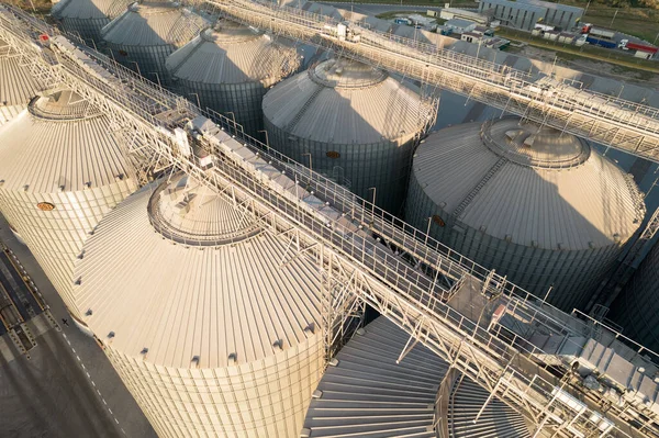 Odessa Ukraine August 2021 Grain Terminals Modern Sea Commercial Port — Stock Photo, Image