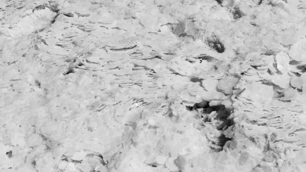 Sól Słonym Jeziorze Jako Teksturowane Tło Tło Soli — Zdjęcie stockowe