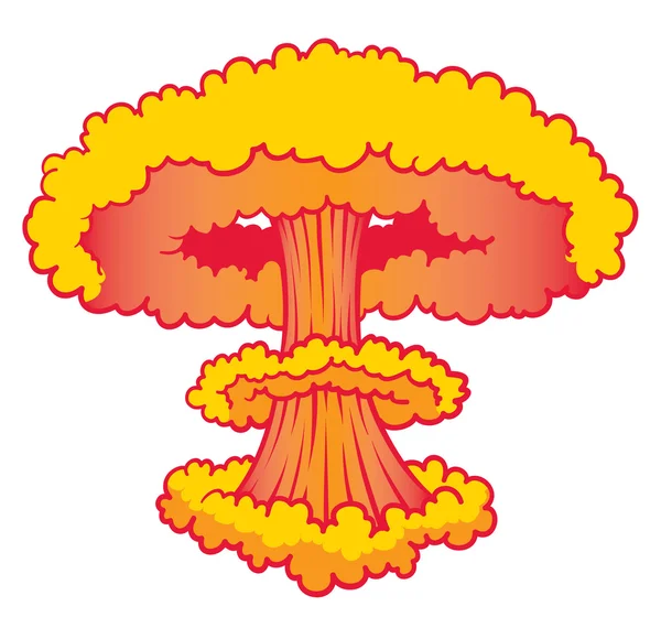 Nuke έκρηξη — Διανυσματικό Αρχείο